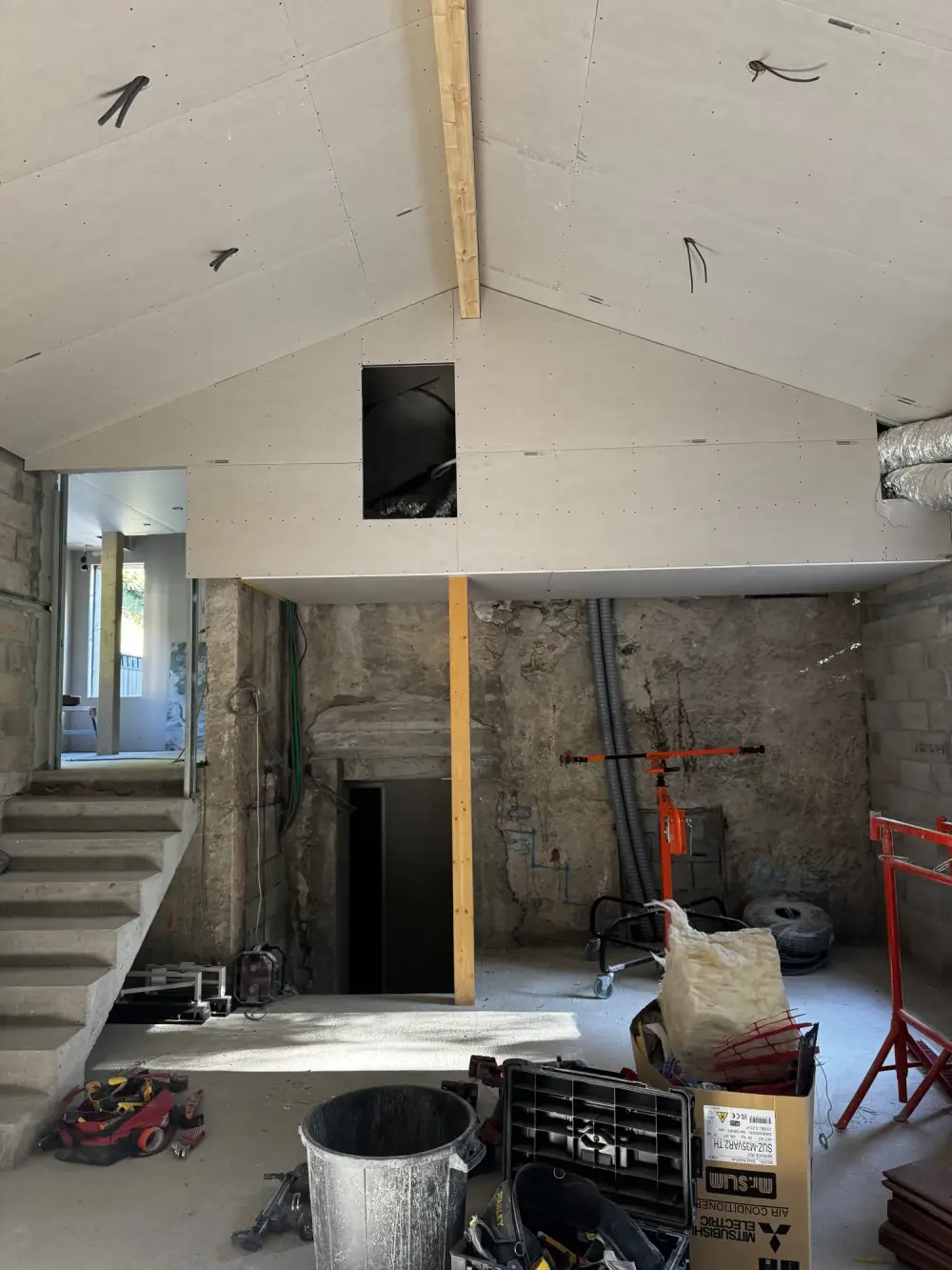 Rénovation complète dans une maison à Voiron